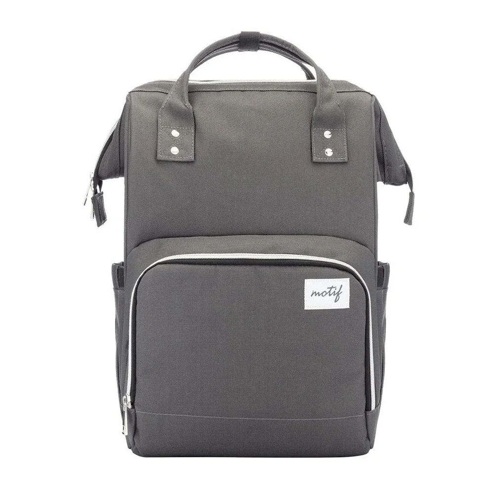 Motif‎ Backpack Gray Insulated Cooler Diaper Bag Travel